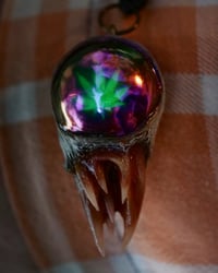 Image 12 of Chroma Fang Relic Pendant - 2" Handmade Color-Shift OOAK