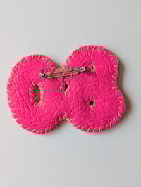 Image 4 of Neon Pink 80 Birthday Brooch 