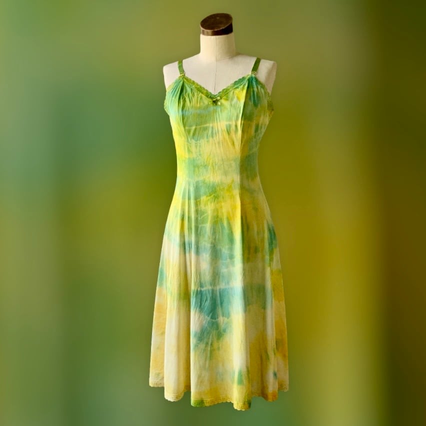 Lemon Lime Twist Slip Dress 38