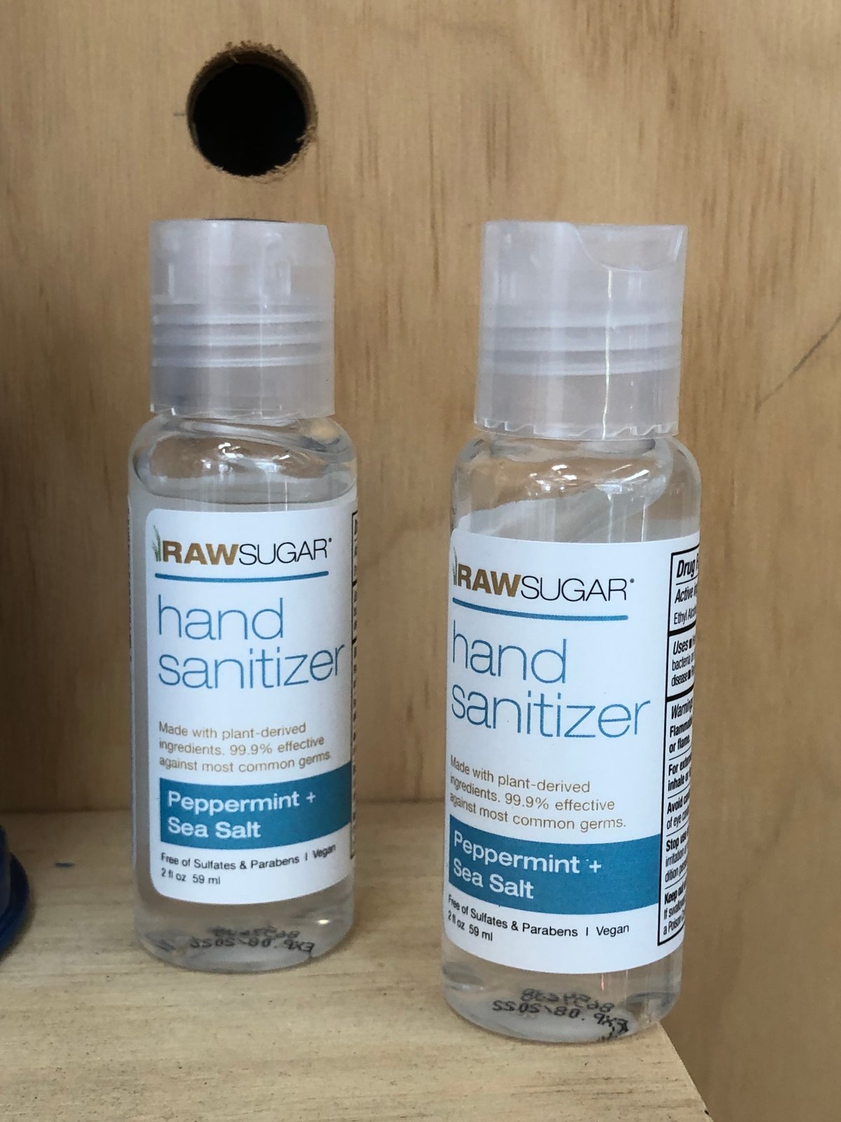 Image of Raw Sugar Hand Sanitizer - 2 Pack