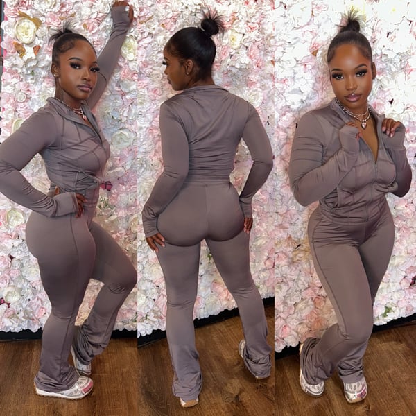 Image of gray all purpose 2pc 