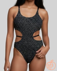 Image 2 of Festive collection - Perry bodysuit - Gold twinkle