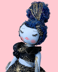 Image 1 of HAND CRAFTED MEDIUM CELESTIAL ART DOLL 