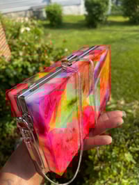 Image 4 of Handcrafted Resin Clutch Purse