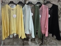 Camilla crochet cardigan.