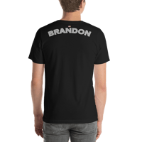 Image 4 of Short-Sleeve Unisex T-Shirt - Let's Go !!! (Brandon on Back)