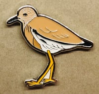 Image 2 of White-tailed Plover - October 2021 - UK Birding - Enamel Pin Badge