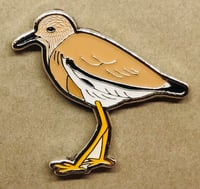 Image 2 of White-tailed Plover - October 2021 - UK Birding - Enamel Pin Badge