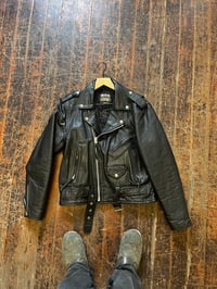 Image 3 of What one dog won’t two dogs will leather jacket 