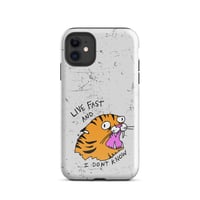 Image 1 of Tough Case for iPhone® LIVE FAST 