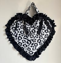 Image 1 of 🤍🐆 Wild Heart Leopard Handheld Bow Bag