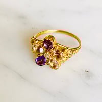Image 5 of GEORGIAN PANSY RING