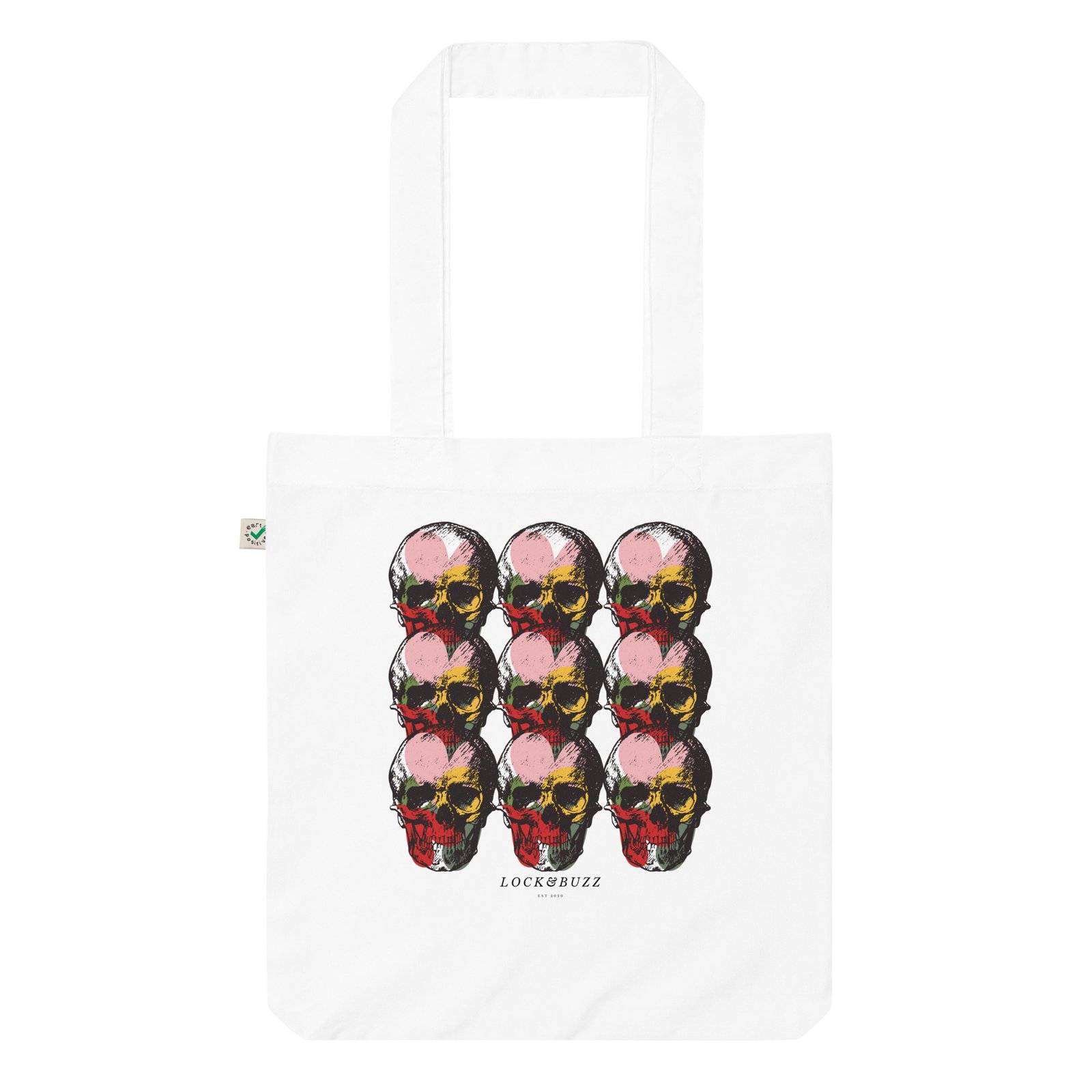 Skull Army tote bag | Lock & Buzz