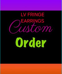 LV Fringe Earrings