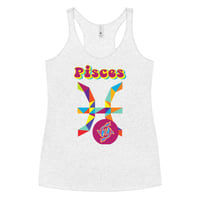 Image 4 of PISCES ZODIAC Women's Racerback Tank