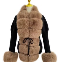 Image 9 of Luxury fur cardigan 🦊🍂✨