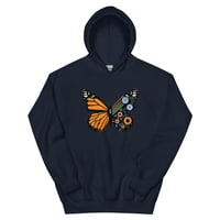 Image 9 of Unisex Hoodie “Monarch Butterfly Travels”