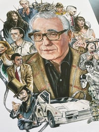 Image 3 of A TRIBUTE TO MARTIN SCORSESE signed print