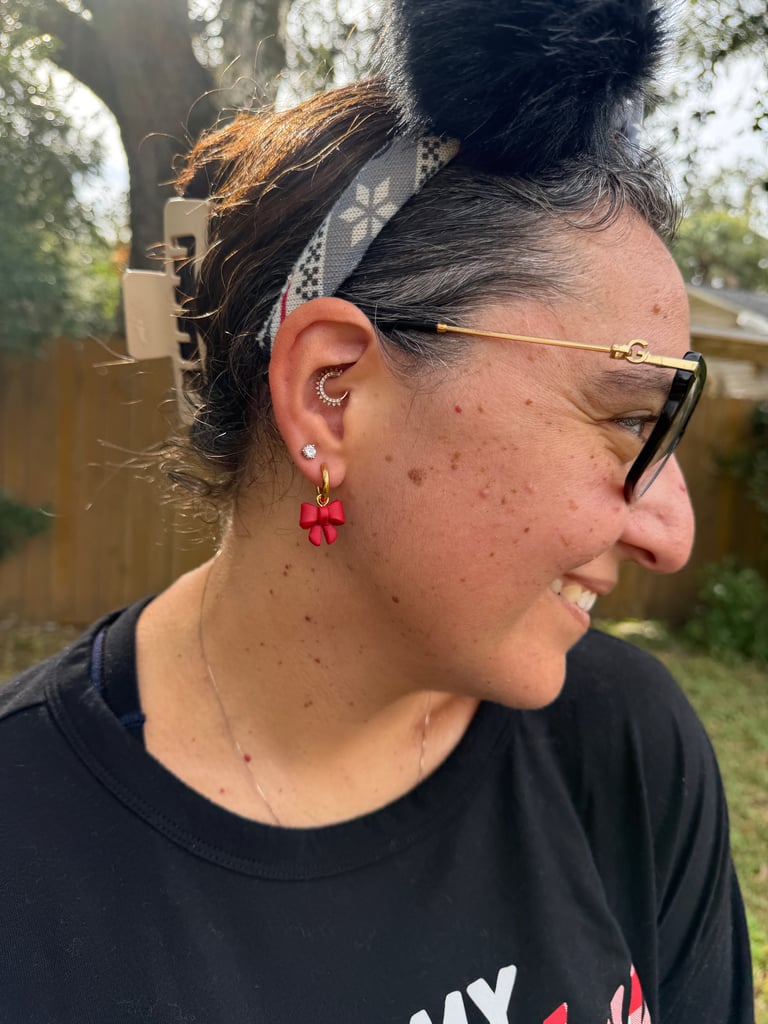 ✨Holiday Charm Huggies✨ Image 3