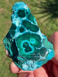 Image 10 of Malachite And Chrysocolla Polished Face #1938