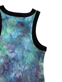Image 5 of M Ladies Fitted Knit Contrast Tank in Mermaid  Ice Dye