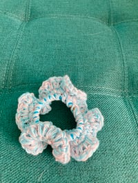 Image 2 of Handmade Trio of Crochet Hairbands in Pastel