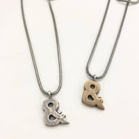 Ampersand necklace 
