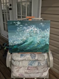 Image 2 of “Let Go” oil on canvas 16 x 20 inches