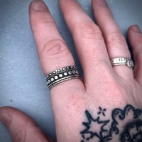 Image 5 of Handmade Strata Ring Sterling Silver