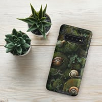 Image 3 of Flora and Fauna Goblincore Grunge Snails and Moss Tough Case for Samsung®