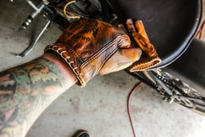 Image of Greezmunky “Stuka inspired” custom gloves