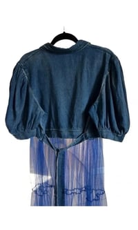Image 8 of 4XL X-Plus Wear Denim Top w/ Sheer net Bottom #118*15