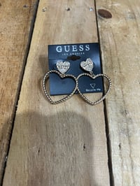 Image 1 of Guess heart earrings 