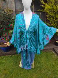 Image 6 of Amara Wrap dress - light jade
