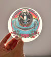 Jerry Jaspar 1986 Laughing Jack 6" Window Sticker