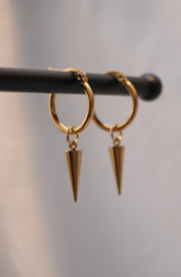 Image 1 of Gold Morgan Hoops 