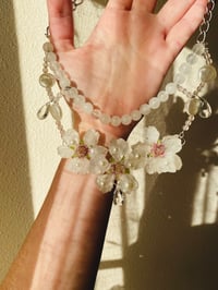 Image 4 of 🤍🌸Almond Blossoms Quartz Choker🌸🤍
