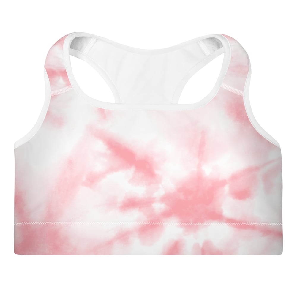 Image of Pink Love Padded Sports Bra