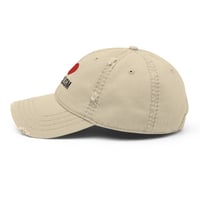Image 8 of I love capitalism Embroidery Distressed Dad Hat