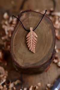 Image 7 of Fern Leaf- Pendant Necklace 