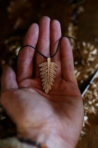 Image 5 of Fern leaf Pendant -