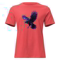 Image 1 of Women's Relaxed T-Shirt, Starlight Shadow Raven Tee
