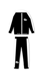 Original Gangster luxé Premium Tracksuit - Black/White | OGCLOTHINGUK