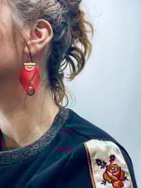 Image 3 of B O U C L E   Rouge/doré/vert 