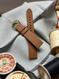 Cashew French Taurillon Hand-rolled Watch Strap