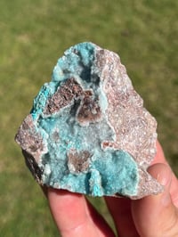 Image 5 of Druzy Chrysocolla On Matrix Specimen #2069