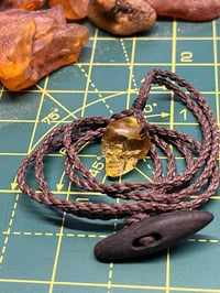 Image 1 of Amber Skull pendant 