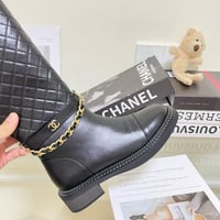 Image 1 of CC Chain Leather Boots
