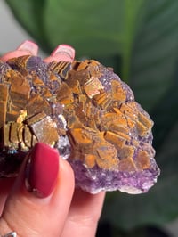 Image 9 of NATURAL RAINBOW IRIDESCENT CUBIC FLUORITE -CHINA- M