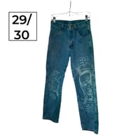 Image 1 of Rustler Screw Skull Jeans 